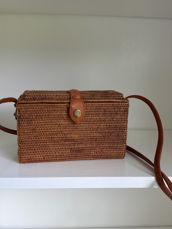 Handbags - Rattan Shoulder and Crossbody Bag